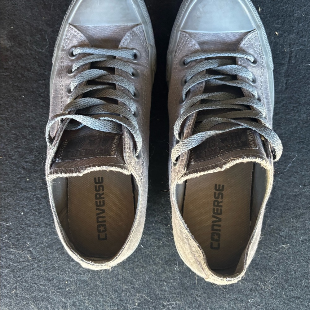 Converse Charcoal Lace-Up Sneakers - Picture 3 of 4
